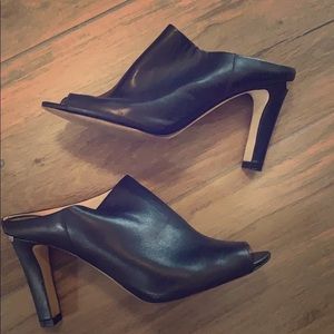 Michael Kors Black Mule Slides
